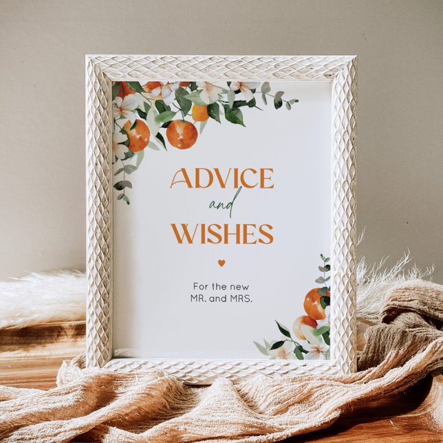 Main squeeze advice and wishes for Newlyweds Poster (Creator Uploaded)