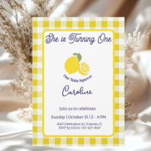 Main Squeeze Birthday Invitation Kids Party
