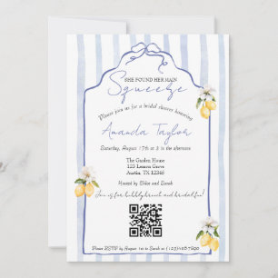 Main Squeeze bridal shower invitation