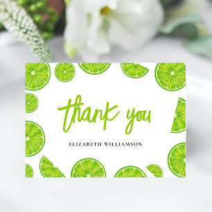 Main Squeeze Bridal Shower Thank you Card