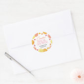 Main Squeeze Citrus Bridal Shower Favor Stickers (Envelope)