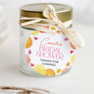 Main Squeeze Citrus Bridal Shower Favour Tags