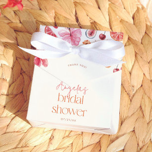 Main Squeeze Citrus Bridal Shower Thank You Favor Box