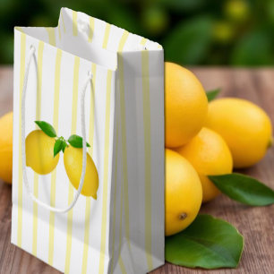 Main Squeeze Lemon Bridal Shower Small Gift Bag