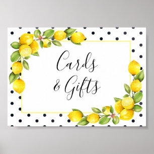 Main Squeeze Lemon Cards and Gifts Sign