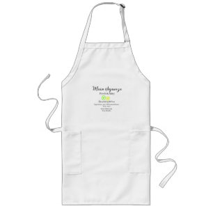 Main squeeze lemon juice homemade business name long apron