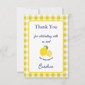 Main Squeeze Thank You Card Kids Birthday