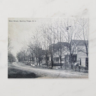 Main St, Basking Ridge, NJ Vintage Postcard
