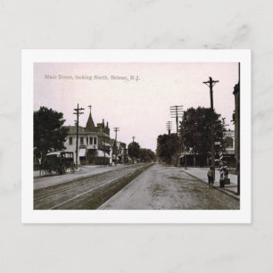 Main St., Belmar, New Jersey Vintage Postcard