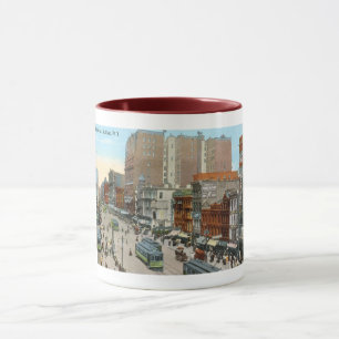 Main St., Buffalo 1913 Vintage Mug