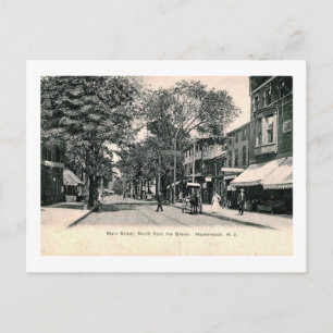 Main St., Hackensack NJ Vintage Postcard