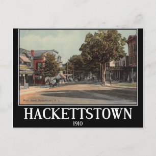 Main St. Hackettstown NJ Vintage Postcard