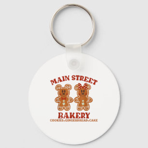 Main Street Bakery Cookies Gingerbread Cake Christ Keychain