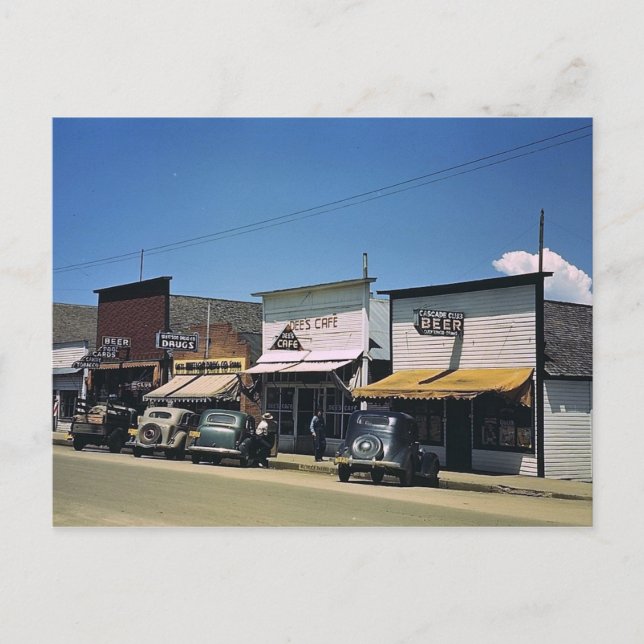Main Street, Cascade, Idaho Vintage Postcard (Front)