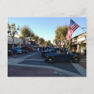 Main Street Classic Car Show in Garden Grove Postcard