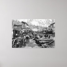 Main Street DEADWOOD 1876 Impression photo