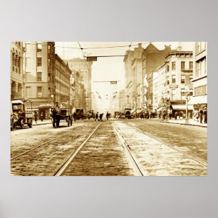 Main Street from Clinton Ave Poster