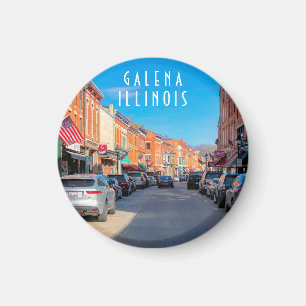 Main Street Galena Illinois Magnet