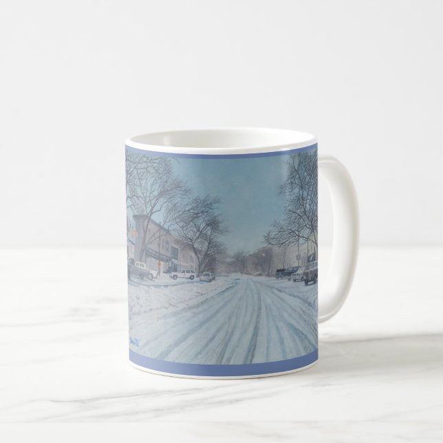 Main Street Long Island New York Coffee Mug (Front Right)