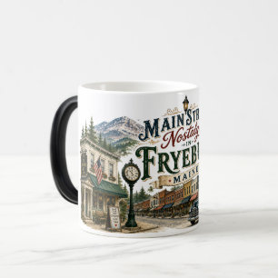 Main Street Nostalgia in Fryeburg Maine Colour Magic Mug