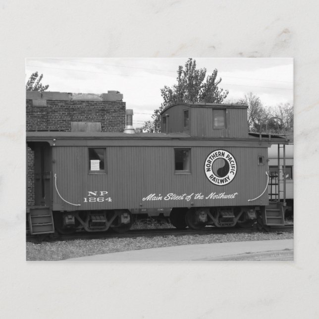 Main Street of the Northwest Postcard (Front)