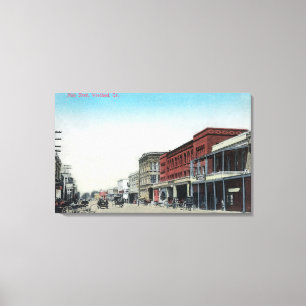Main Street SceneWoodland, CA Canvas Print