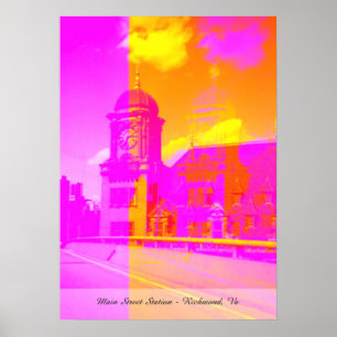 Main Street Station - Richmond, Va Poster