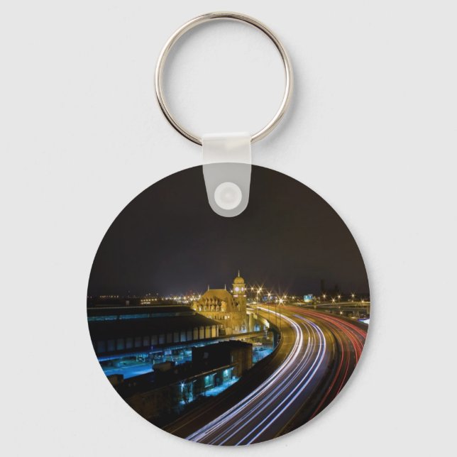 Main Street Station RVA Keychain (Front)