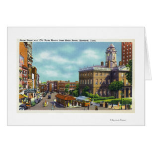 Main Street View of State Street & Old State