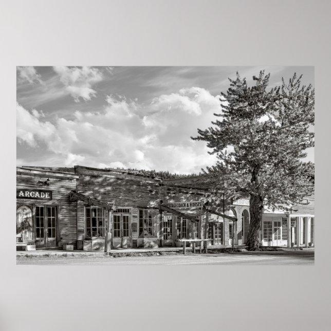 Main Street - Virginia City Montana Ghost Town Poster (Front)