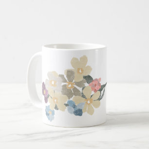Main tirée florale Mug