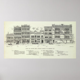 Main West side Market and Mission Poster