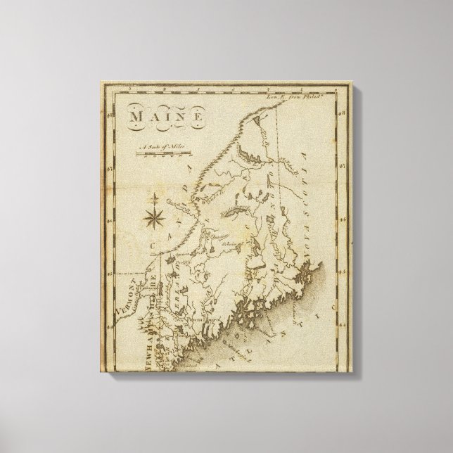 Maine 11 canvas print (Front)