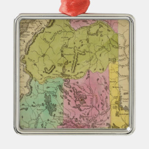 Maine 19 metal ornament