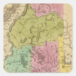 Maine 19 square sticker