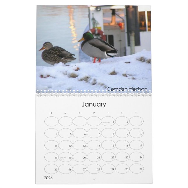 Maine 2009 calendar (Jan 2026)