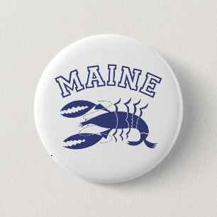 Maine 2 Inch Round Button
