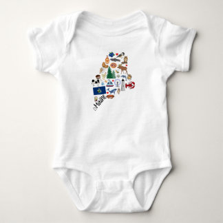 Maine baby clothing bodysuit