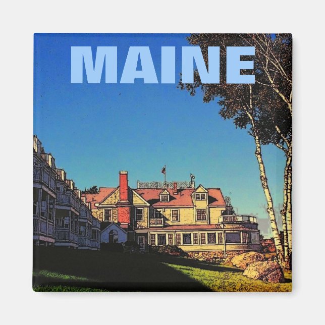 Maine (Bar Harbour) Magnet (Front)
