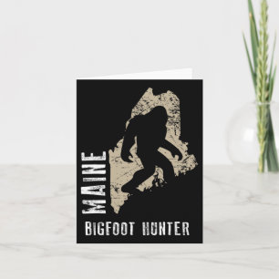 Maine Bigfoot Hunter  Card