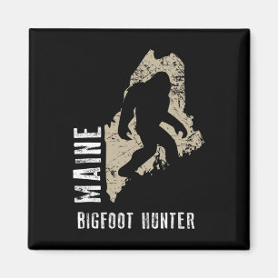 Maine Bigfoot Hunter  Magnet