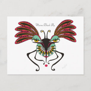 Maine Black Fly Postcard