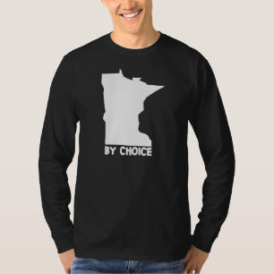 Maine By Choice Home State Us Map Down Easters T-Shirt