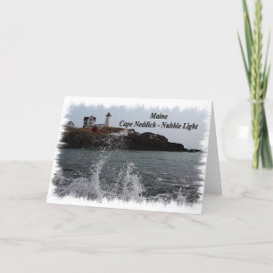 Maine Cape Neddick - Nubble Light Card
