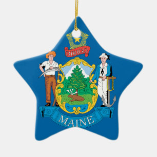 MAINE CERAMIC ORNAMENT