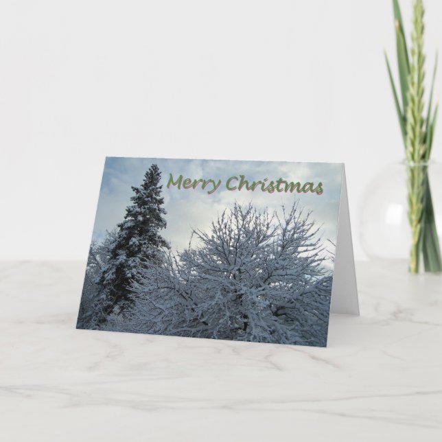 Maine Christmas Holiday Card (Front)