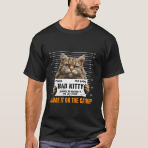 Maine Coon BLAME IT ON THE CATNIP Funny Maine Coon T-Shirt