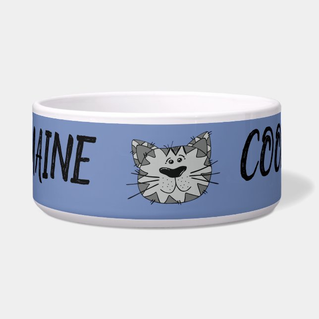 MAINE COON CAT BOWL (Front)
