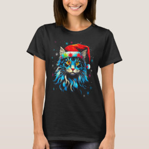 Maine Coon Cat Christmas T-Shirt