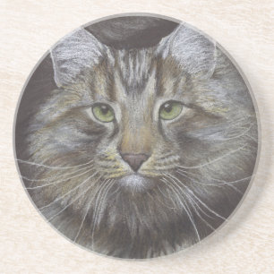 Maine Coon Cat Coaster